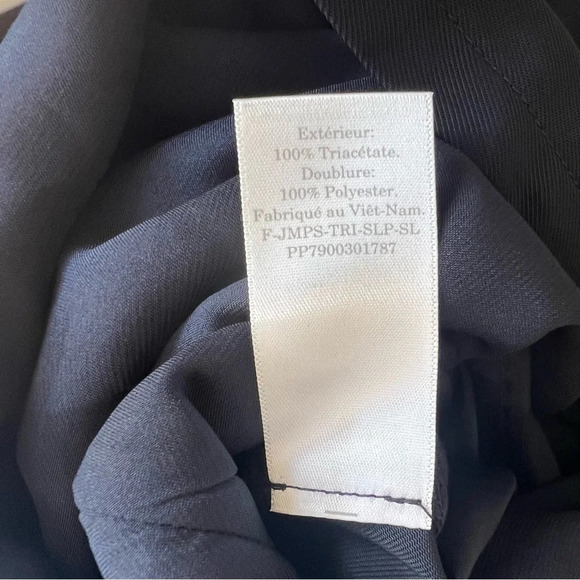 NWT Everlane Japanese GoWeave Slip Jumpsuit Navy - Picture 6 of 9